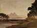 Vue des pyramides lors du voyage en Égypte - Jan Cybis — weergave van het kunstwerk