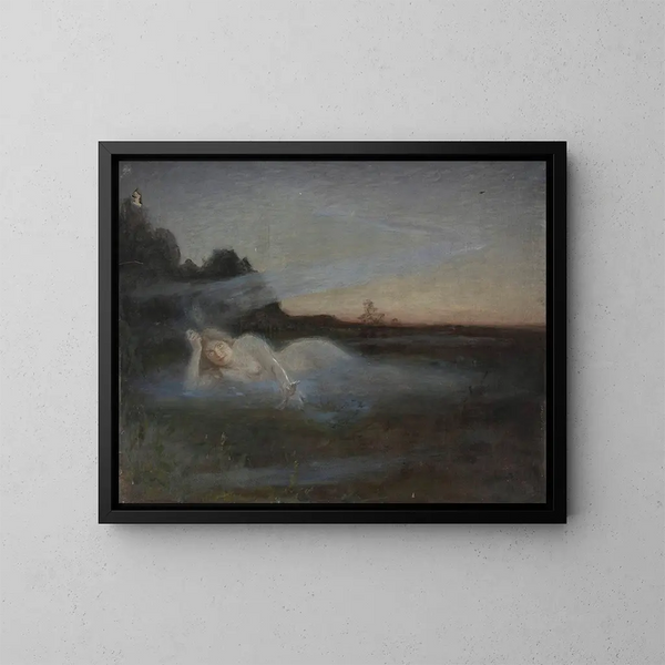 Leven - Jan Cybis — ingelijst kunstwerk aan de muur