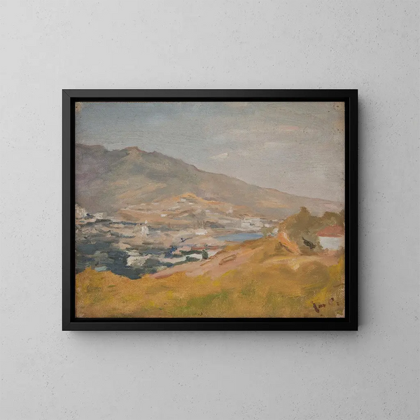 Yalta, de reiscyclus in de Krim - Jan Cybis — ingelijst kunstwerk aan de muur