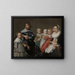 van Dokter Cornelis van der Heijde en Ariaentgen Ariens de Buijser met hun kinderen - Jan Daemen Cool — ingelijst kunstwerk aan de muur