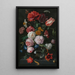 Natuurmoeite met bloemen in een glazen vaas - Jan Davidsz de Heem — weergave van het kunstwerk