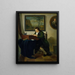 a man writing at his desk - Jan Ekels the Younger — framed artwork on a wall