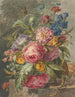 Natuurschilderij met bloemen - Jan Evert Morel — weergave van het kunstwerk