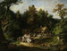 La dernière pièce de monnaie, taverne près de Varsovie - Jan Feliks Piwarski — weergave van het kunstwerk