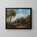 Een Landschap op het Platteland - Jan Frans van Bloemen — ingelijst kunstwerk aan de muur