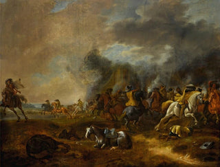Jan Jacobsz van der Stoffe - A cavalry skirmish.webp