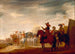 Militair kamp schilderij - Jan Jacobsz van der Stoffe — weergave van het kunstwerk
