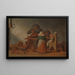 Boerenmaaltijd - Jan Jansz van Buesem — ingelijst kunstwerk aan de muur