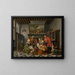 L'heure du thé - Jan Josef Horemans le Jeune — ingelijst kunstwerk aan de muur