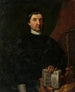 portret van een priester - Jan Krzysztof Damel — weergave van het kunstwerk