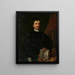 portret van een priester - Jan Krzysztof Damel — ingelijst kunstwerk aan de muur
