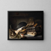 Natuurstudie met boeken - Jan Lievens — ingelijst kunstwerk aan de muur