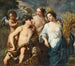 Ceres, Bacchus en Venus - Jan Miel — weergave van het kunstwerk