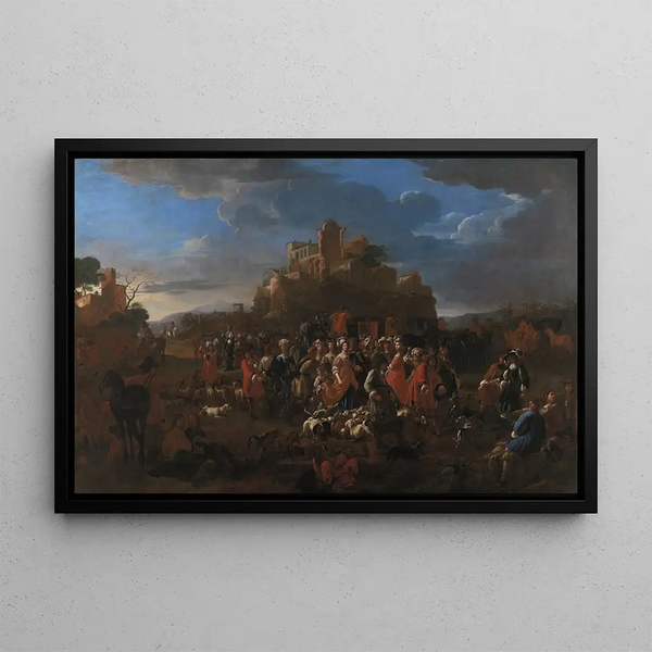 Jan Miel - The Curea with Royal court Carlo Emanuele II and Francesca dOrlans.webp