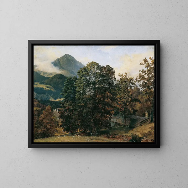 Berchtesgaden - Jan Nowopack — ingelijst kunstwerk aan de muur