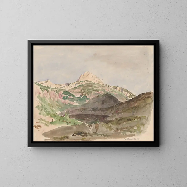 Vue du Wildesee - Jan Nowopack — ingelijst kunstwerk aan de muur