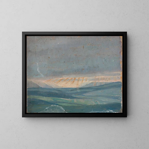 Champs - Jan Rembowski — ingelijst kunstwerk aan de muur