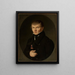 Portret van een man - Jan Sikorski — ingelijst kunstwerk aan de muur