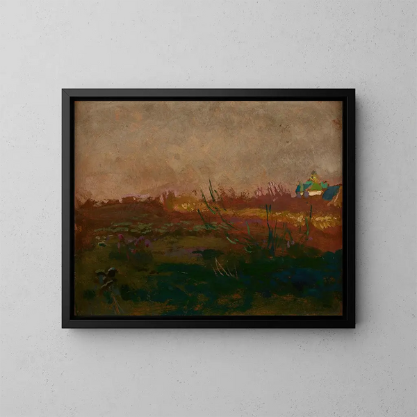 Het graf van Askold in Kiev - Jan Stanisławski — ingelijst kunstwerk aan de muur