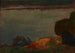 Avond aan de Dnjepr-rivier - Jan Stanisławski — weergave van het kunstwerk