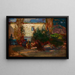 Huis tussen de Bomen - Jan Stanisławski — ingelijst kunstwerk aan de muur