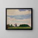 Landschap met een windmolen - Jan Stanisławski — ingelijst kunstwerk aan de muur