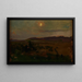 Lever de lune - Jan Stanisławski — ingelijst kunstwerk aan de muur