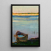 Petit bateau sur la rivière - Jan Stanisławski — ingelijst kunstwerk aan de muur