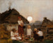 Diner - Jan Stanisławski — weergave van het kunstwerk