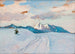 Zakopane en winter - Jan Stanisławski — weergave van het kunstwerk