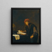 Een lezing voor jongeren - Jan Steen — ingelijst kunstwerk aan de muur