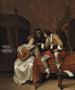 Ascagnes et Lucelle La Leçon de musique - Jan Steen — artwork view