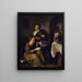 van Kinderen leren lezen met een kat - Jan Steen — ingelijst kunstwerk aan de muur