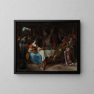 Jan Steen - Esther Ahasuerus and Haman.webp