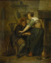 herberg met gastheren en kamermeisje - Jan Steen — weergave van het kunstwerk
