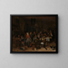 Journée des princes - Jan Steen — ingelijst kunstwerk aan de muur