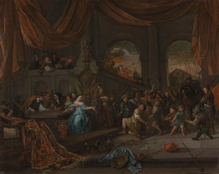 Jan Steen - Samson Offended by the Philistines.webp