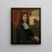 Zelfportret - Jan Steen — ingelijst kunstwerk aan de muur
