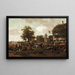 De kermis in Oegstgeest - Jan Steen — ingelijst kunstwerk aan de muur