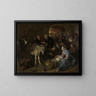 Jan Steen - The adoration of the shepherds.webp