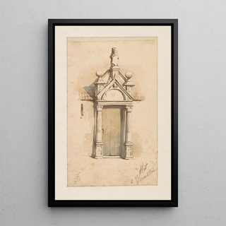 Jan Striening - Poortje van het slot te Heemstede.webp