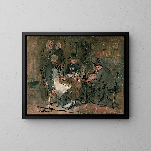 Bij het advocatenkantoor - Jan Toorop — ingelijst kunstwerk aan de muur