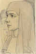 Portrait de Treesje Westermann Mère Thérèse Huf de Bethani - Jan Toorop — weergave van het kunstwerk