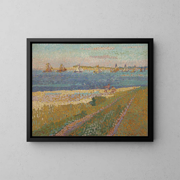 La Schelde près de Veere - Jan Toorop — ingelijst kunstwerk aan de muur