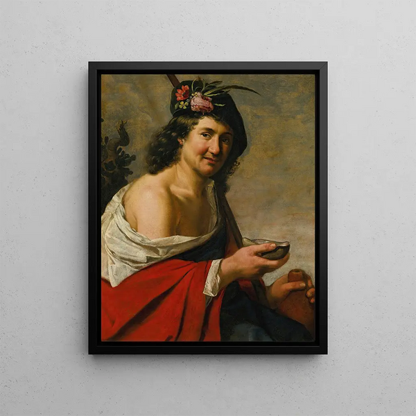 Jan Van Bijlert - Shepherd With A Drinking Bowl Possibly Daifilo.webp