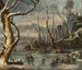 Een winterlandschap - Jan van Kessel de Oude — weergave van het kunstwerk
