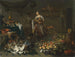 Binnenkeukenschilderij met een dienster en een bediende in gesprek - Jan van Kessel de Oude — weergave van het kunstwerk