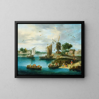Jan Van Kessel The Elder - Landscape With A Mill.webp