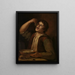 Jongen die peultjes eet - Jan Vermeer van Utrecht — ingelijst kunstwerk aan de muur