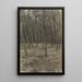 Forest Landscape Painting - Jan Veth — framed artwork on a wall